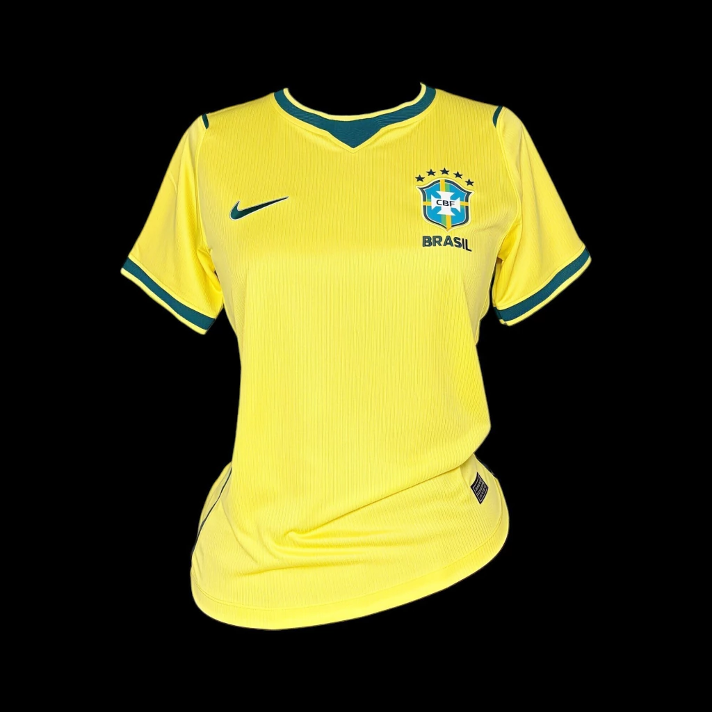 Camisa Feminina Seleção Brasileira - Home/Amarela